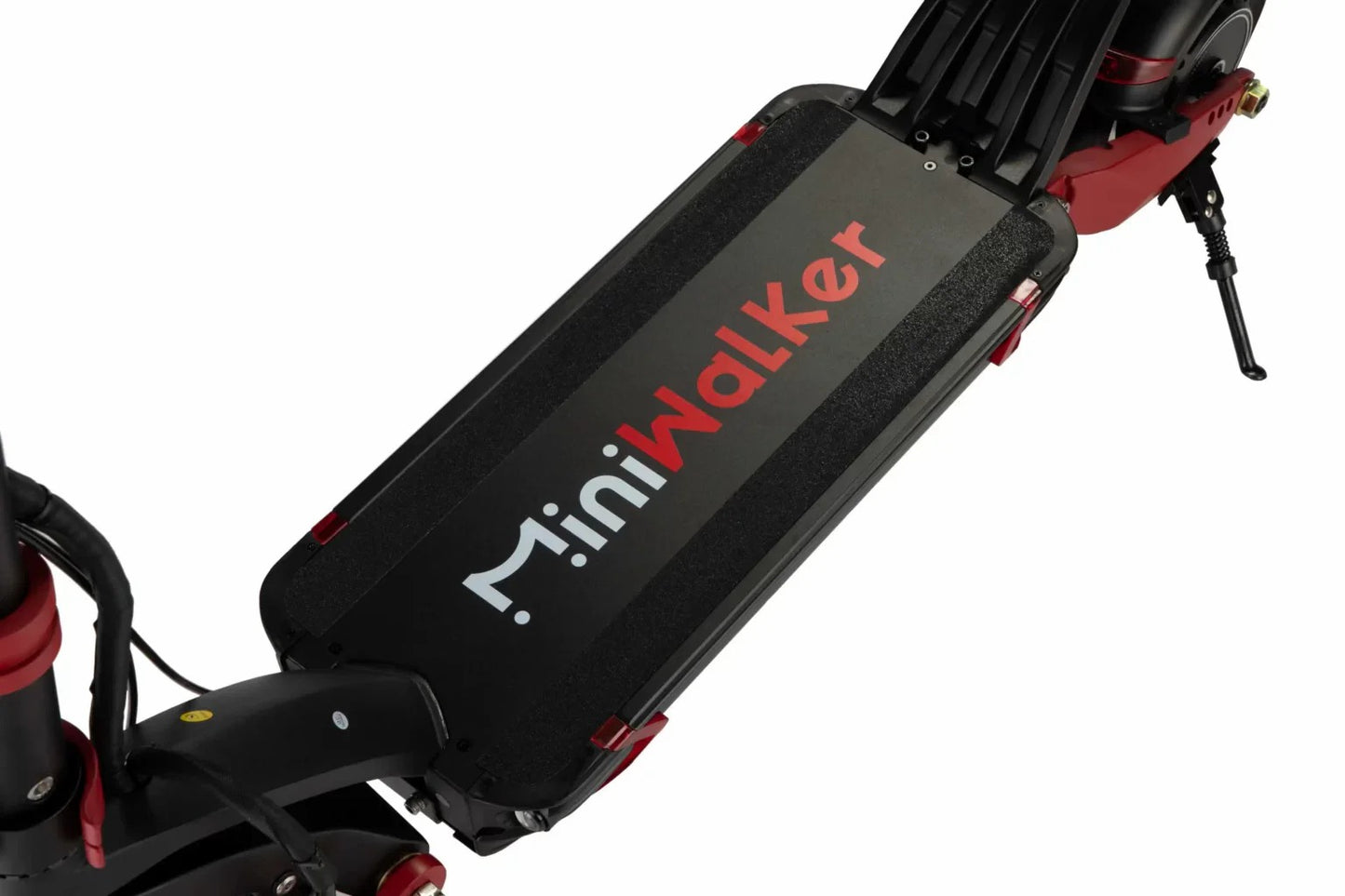 Textured footpad of the Miniwalker MW10-DDM electric scooter.