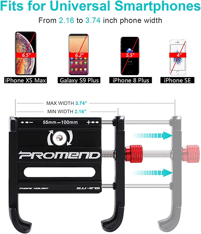Universal Aluminum Phone holder fits for universal smartphones