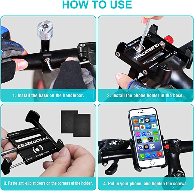 Universal Aluminum Phone holder how to use
