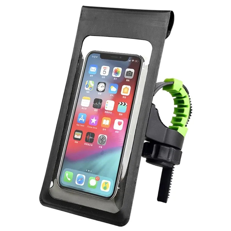 Universal waterproof bicycle phone holder 6"
