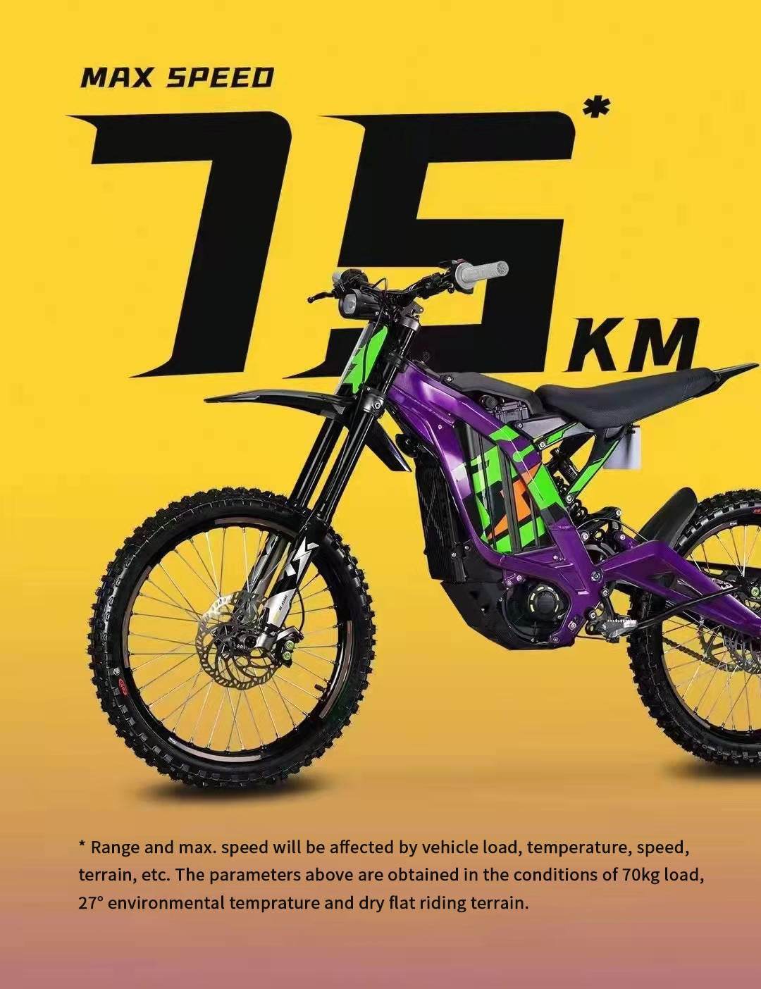Surron light bee off road 2023 60V 6000W 38AH speed