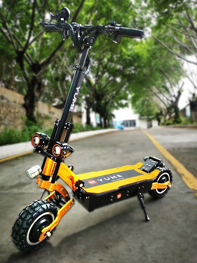 YUME X11 Electric Scooter on road