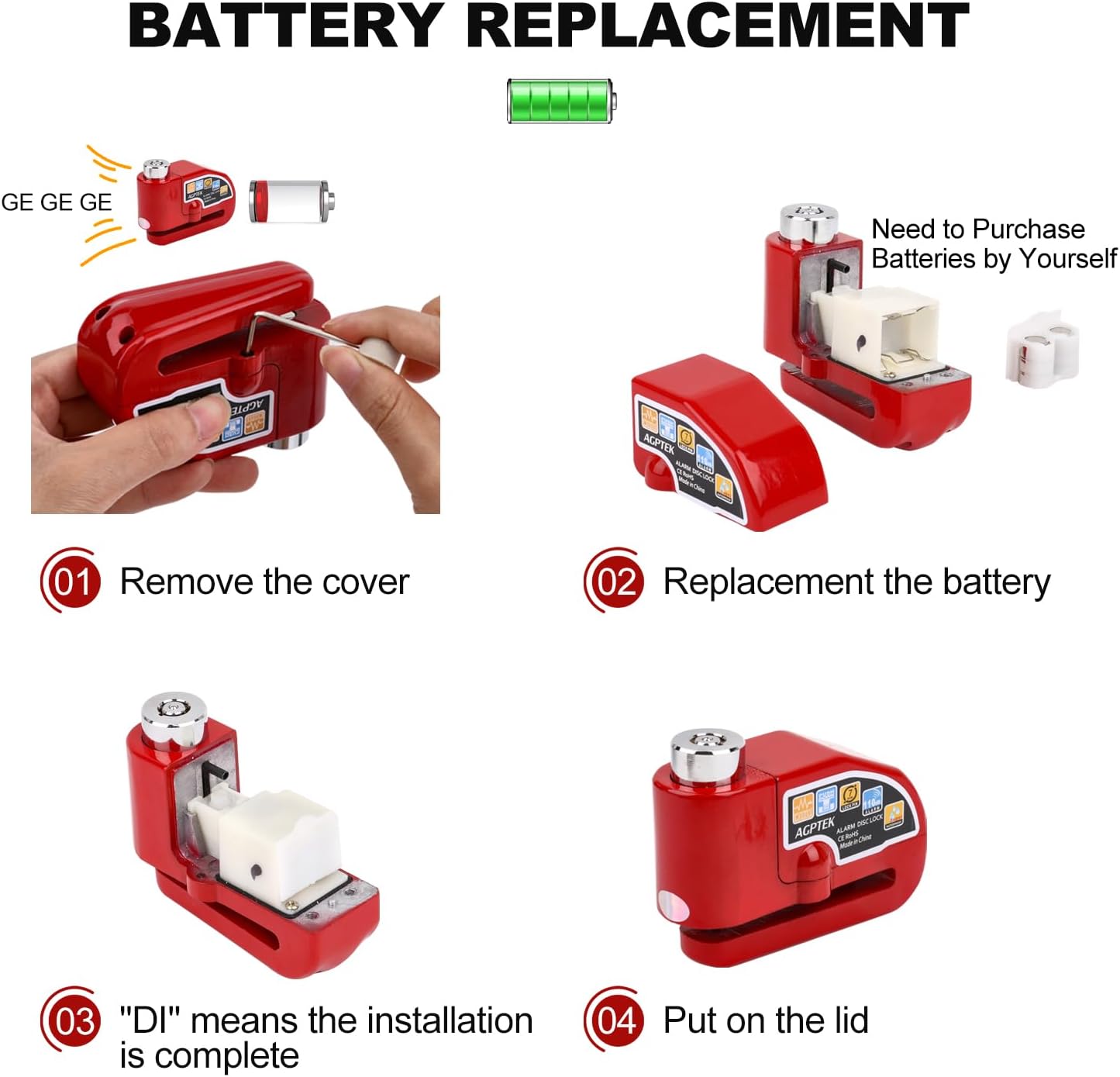 Disc Alarm Lock