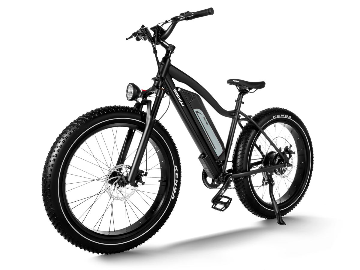 Himiway Cruiser Electric Fat Tire Bike - Best All Terrain ebike front side view