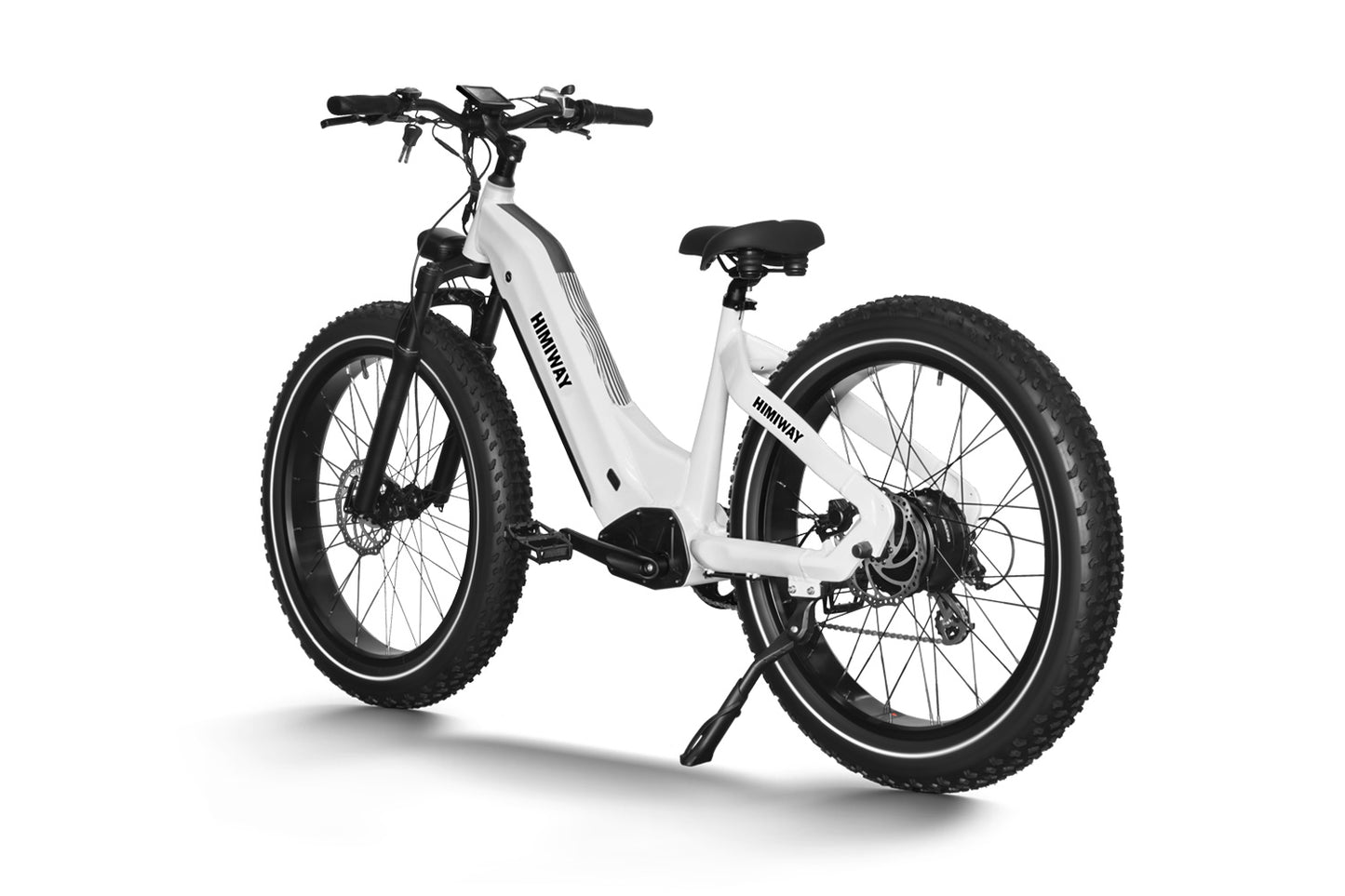 Himiway Zebra Step-Thru Electric Bike (250W Rare Hub Drive)