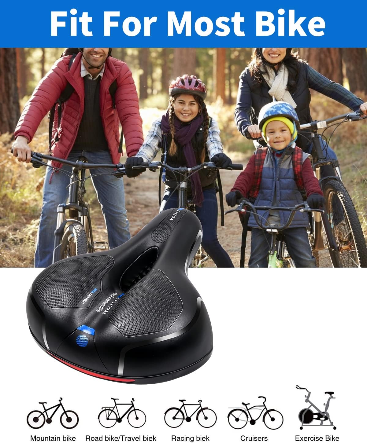 MSDADA Bike Seat for Men & Women