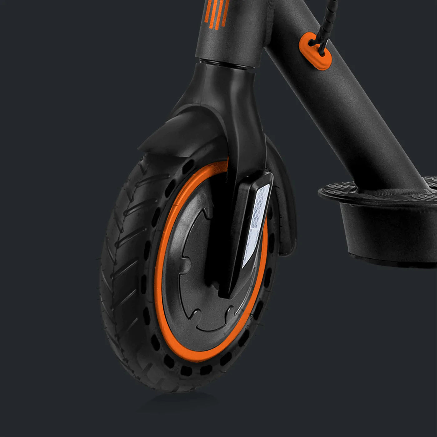 Techtron® Elite 3500 Electric Scooter Orange font while